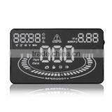 OBD2 Car Multi-color New HUD Head Up Display System 5.5 Inch HUD E300 Display Local Time thumbnail-2