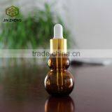 2oz Amber Glass Bottles for Essential Oils With Glass Eye Dropper thumbnail-2