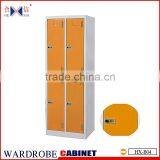 Colorful Metal 4 Doors Locker Metal Wardrobe Storage Cabinets Lockers thumbnail-2