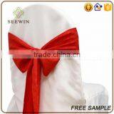 Fancy Banquet Tafatta Christmas Chair Sash thumbnail-3
