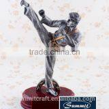 Resin Wholesale Trophy Arts Kick Kungfu Karate Trophies thumbnail-1