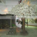 Factory Price Hot Sale Fiberglass White Cherry Blossom Tree Artificial Huge Tree thumbnail-4