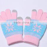 New Octagonal Flower Touch Sensor Gloves Winter Warm Touch Sensing Gloves thumbnail-6