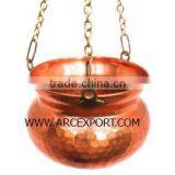 Metal Copper Hanging Planters thumbnail-1