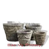 Viet nam ancient pots manufacturer-Old rustis Atlantic pots