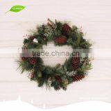 GNW CHWR-1605003 High Quality Bulk Wholesale Christmas Wreaths Decoration thumbnail-1