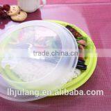 Useful Microwave Safe Plastic Dinner Plate, Portion Control Plate thumbnail-3