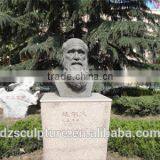 Best Quality Bronze Charles Darwin Bust Statue thumbnail-1