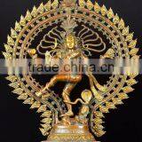 Whoelsale Regional Feature Home Decor Metal Craft Shiva Bronze Statue thumbnail-3
