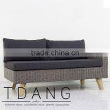 Torguta Left Hand Wicker Bench - Outdoor Conservation Furniture thumbnail-2