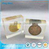 New Fashion Cheap Acrylic Desk Paperweight Acrylic Coin Case thumbnail-5