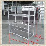 Steel Rolling Trolley & Plywood Flower Trolley & Plant Cart TC2259 thumbnail-2