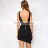 Wrap Front Ladies Office Wear Dresses thumbnail-3