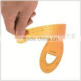 Kearing Plastic 45cm FRENCH CURVE RULER / Economical Garment Rulers With Protractor # 6045B thumbnail-3