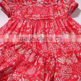New Design OEM 100% Cotton Woven Printed Baby Girl Clothes Set thumbnail-2