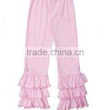 Wholesale Cotton Short Shorts Baby Clothes Children's Boutique Pink Ruffle Children's Shorts thumbnail-4