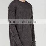2016 Summer Long Sleeve t Shirt Extended t Shirt Sport Hip Hop Oversized t Shirt Streetwear Loose Tee Shirt thumbnail-1