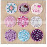 Non Toxic Crystal Sticker Design Mirrors Decorated Sticker thumbnail-1