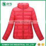 Ximen CIS New Product Winter Comfortable Keep Warm Ladies Red Down Jacket thumbnail-1