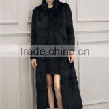 Solid Color/Leopard Sexy Women Fur Coats 2015 Autumn and Winter Outwear Faux Fur Overcoat Long Design Winter Coat thumbnail-4