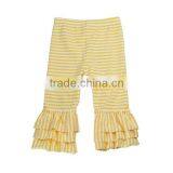 Newest Persnickety Girls Stripe Cotton Pants Kids Toddler Triple Ruffle Leggings thumbnail-4