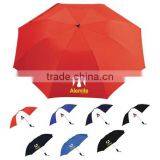 Miami 42" Auto Folding Umbrella - Automatic Opening, 42" Arc, Poly Pongee Canopy, Folds to 16" Long and Comes With Your Logo thumbnail-1