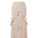 Factory Price Hot Sale Lace Ruffle Pencil Women Skirt Long Maxi thumbnail-5