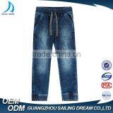 Bulk Wholesale Snowflake Wash Sky Blue Jeans Pants for Boys thumbnail-3