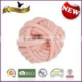 Charmkey Thick Yarn 100% Polyester Quick Knitting Yarn Core Spun Yarn for Blanket thumbnail-2