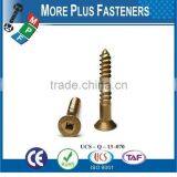 Made in Taiwan Flat Head Square Drive Robertson Wood Screw thumbnail-1