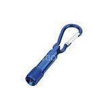 White / Blue / Green / Red 10000MCD Solar Flashlight 1 Led Keychain Lights