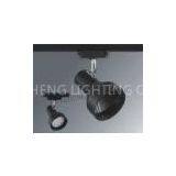 E27 BK / WH Dimmable LED Track Lighting Fixture, Lamp Holder For Exhibition Hall CE, ROHS thumbnail-1