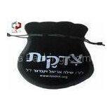 Round Single Layer Velvet Drawstring Bag For Gift Packaging 100 * 80mm thumbnail-1