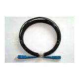 Indoor FTTH Fiber Optic Cable , 3.0mm FC / LC / ST / MTRJ Connector Type