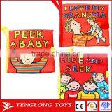 Baby Educational Toy Fabric Book Soft Cloth Book Peekaboo thumbnail-2