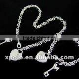 Factory Wholesale 925 Sterling Silver Necklace And Bracelet Set