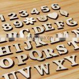 MDF letters wood bead crafts wooden letters number Photo Props wooden letter and number set