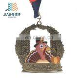 Direct Sell Night Run Marathon Cut Out Logos Custom Sports Medal Trophy