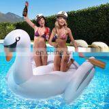 2016 New Type White Inflatable Swan, 200cm Large Inflatable Water Floats, Pool Float thumbnail-3