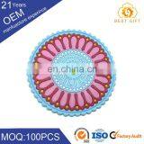 Round OEM Clothing Pvc Rubber Badge Label thumbnail-1