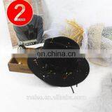 10colors 2021 New Fashion Adult Graffiti Hat Woman Wide Brim Jazz Fedora Hats for Women thumbnail-5