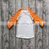 Halloween Pumpkin Shirts Baby Girl Ruffle Sleeve Tops Spring Autumn Tees thumbnail-2