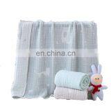 Wholesale Price 2020 New Design Pattern 6 Layers 100 Cotton Soft Muslin Baby Swaddle Wrap Blanket With Factory Price thumbnail-2