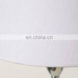 Korean Style Decorative Ornaments Bedroom Bedside Lighting Cylindrical Silver-plated White Metal Reading Lamp thumbnail-6