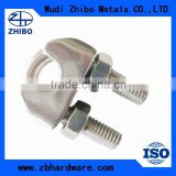 Stainless steel 304 wire rope clip DIN741 rigging hardware
