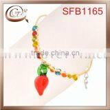 Adjustable Woven Friendship Cotton Chilli Bracelets thumbnail-1