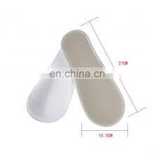 1/5 Pairs White Towelling Open Closed Toe Hotel Disposable Slippers Hotel Slippers Disposable Spa Shoes thumbnail-5