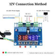 XH-M452 DC 12V LED Digital Temperature and Humidity Controller Independent Output 10A Relay Control Load Thermostat thumbnail-4