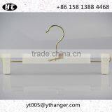 White Plastic Hanger and Pants Hanger With Custom Logo for Clothes thumbnail-6
