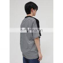 Wholesale Men Custom Solid Color Plus Size Loose T-shirt Unisex Half Sleeve Top for 2022 thumbnail-4